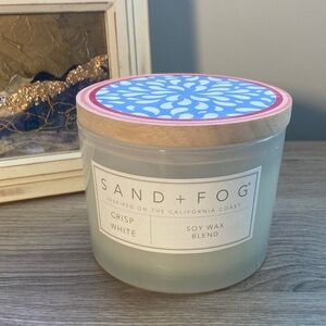 Sand + Fog Crisp White soy Candle 12oz